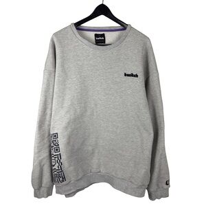 Mens Twitch Live Stream QR Code Tech Company Grey Sweatshirt Size 3XL
